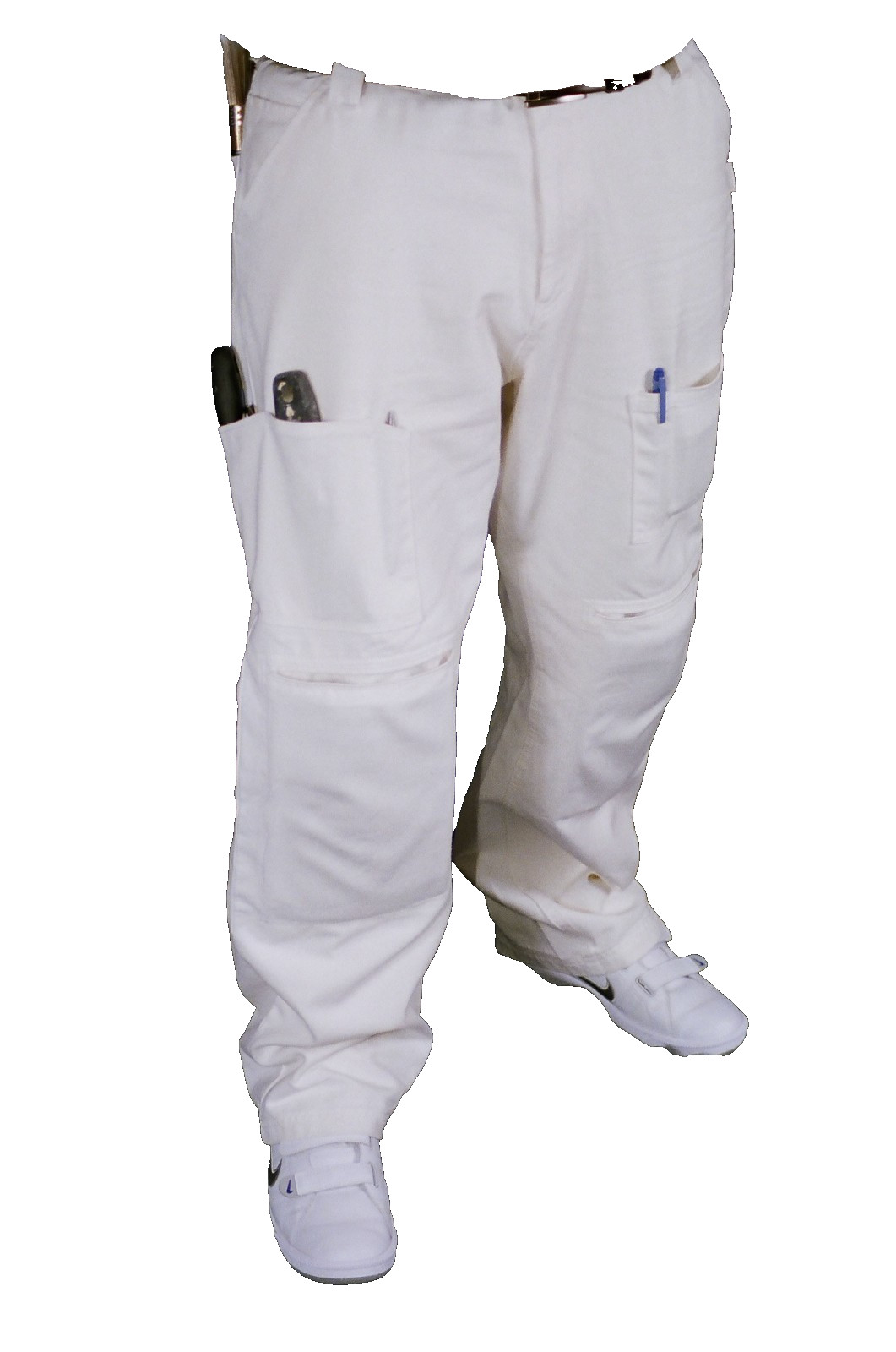 white painters pants