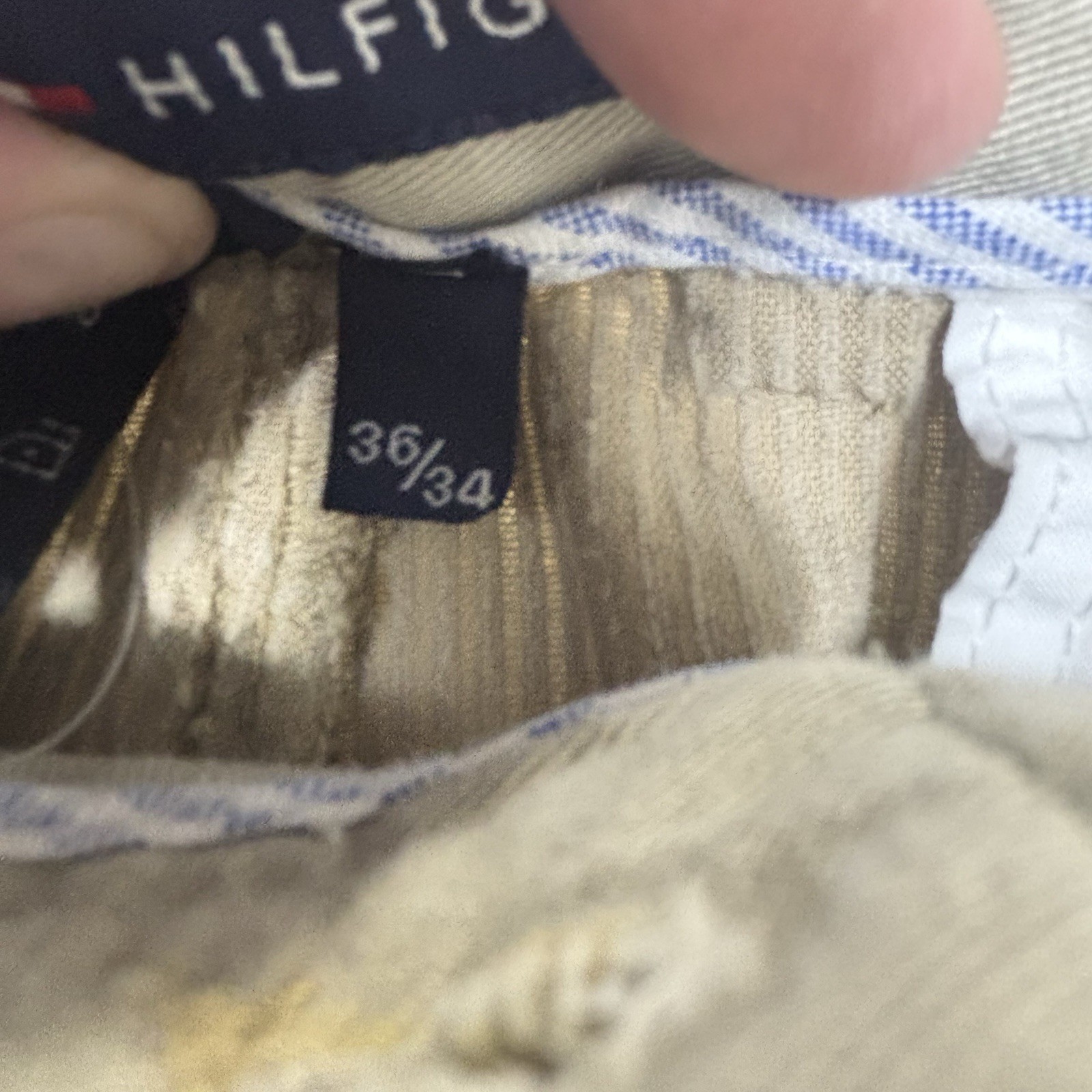 Tommy Hilfiger Corduroy Pants Mens 36×34 Loose Baggy Y2K Skater Streetwear Vtg