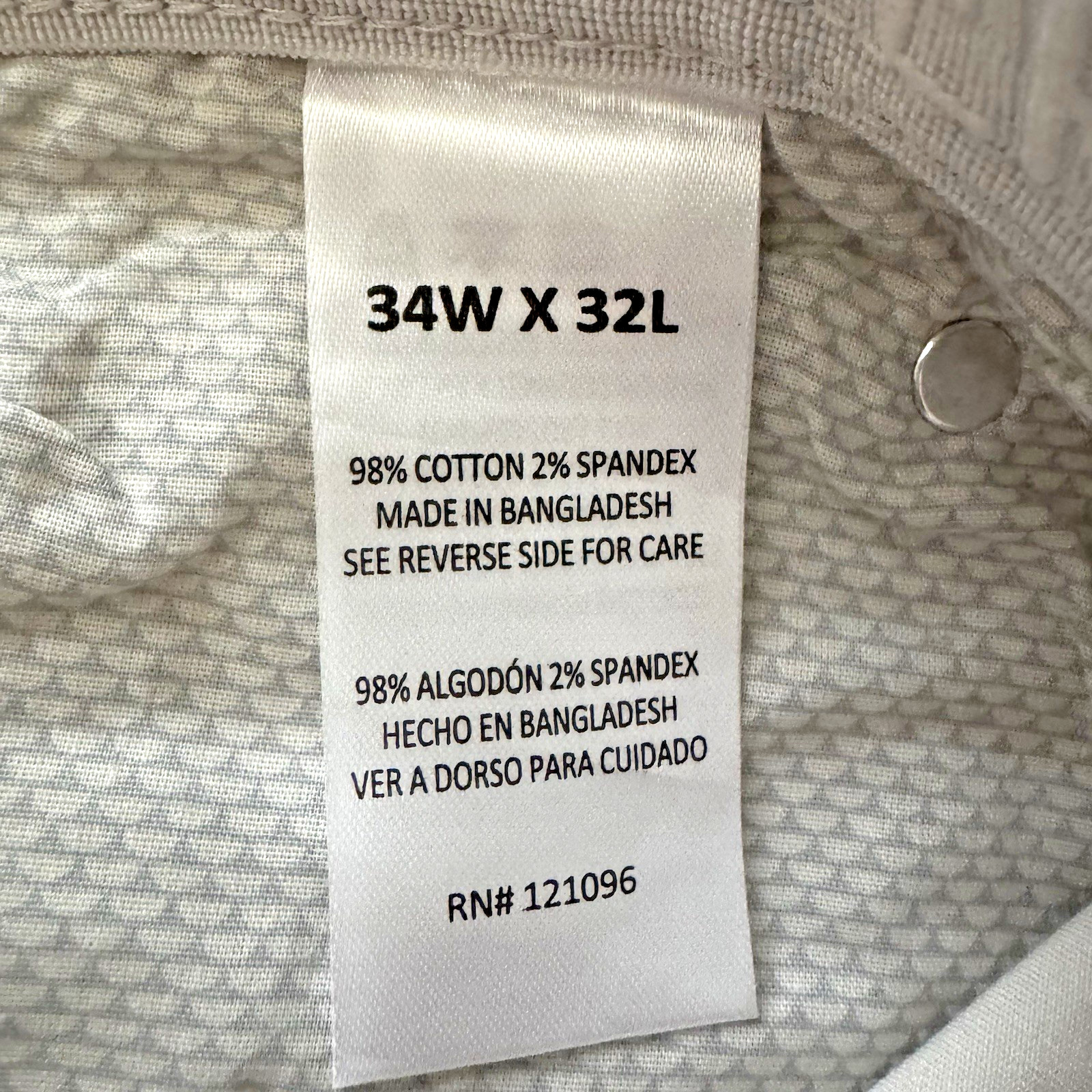 Copper & Oak NWT Men’s 34×32 5 Pocket Every Day Pants Canyon Gray K5S817 NWT $75