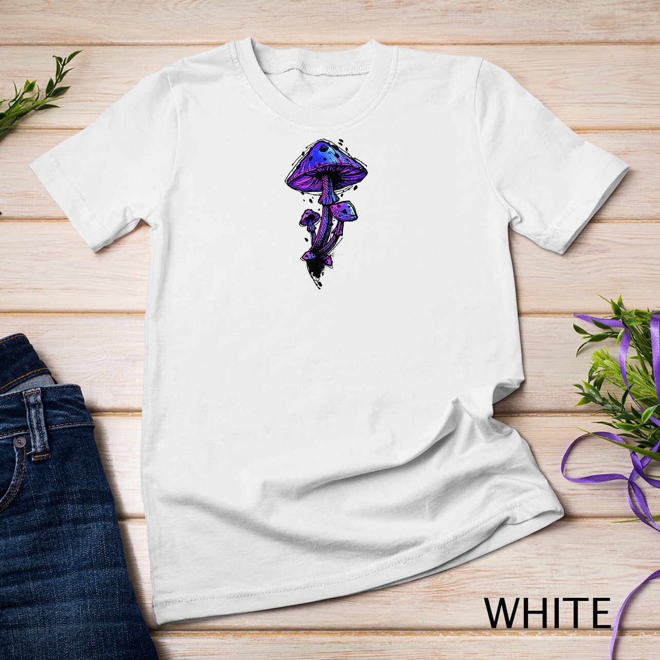 Psychedelic Mushroom – Trippy Illustration Gift Unisex T-shirt
