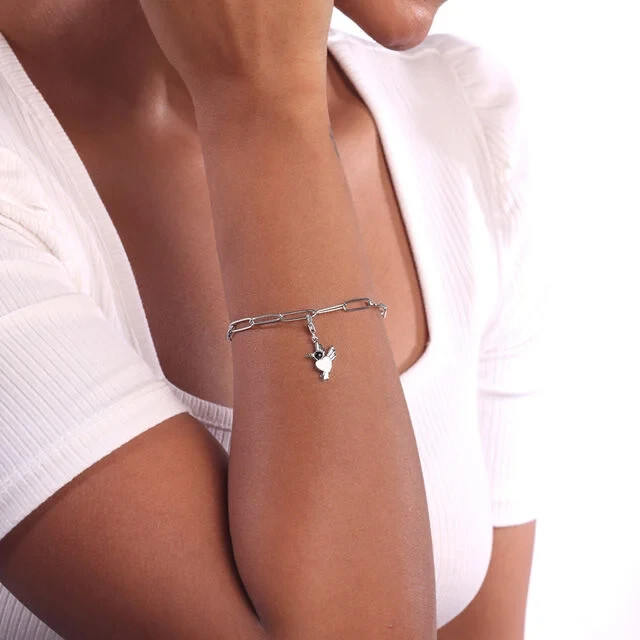 Beautiful Bird Charm Dangle 925 Sterling Silver Fancy Charm for Pendant Bracelet