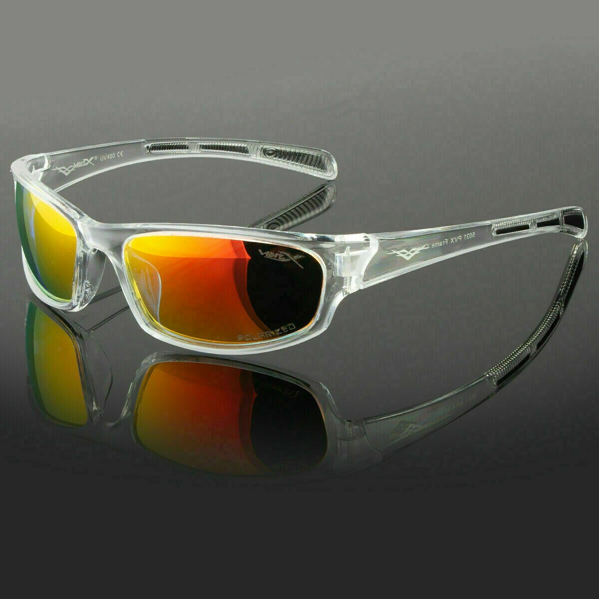 Polarized Mens Wrap Around Fashion Sunglasses Fishing Golf Running Sport Glasses