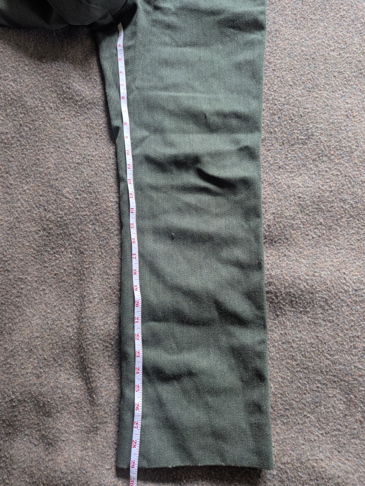 Filson mens heavy wool pants straight cut green 30×29