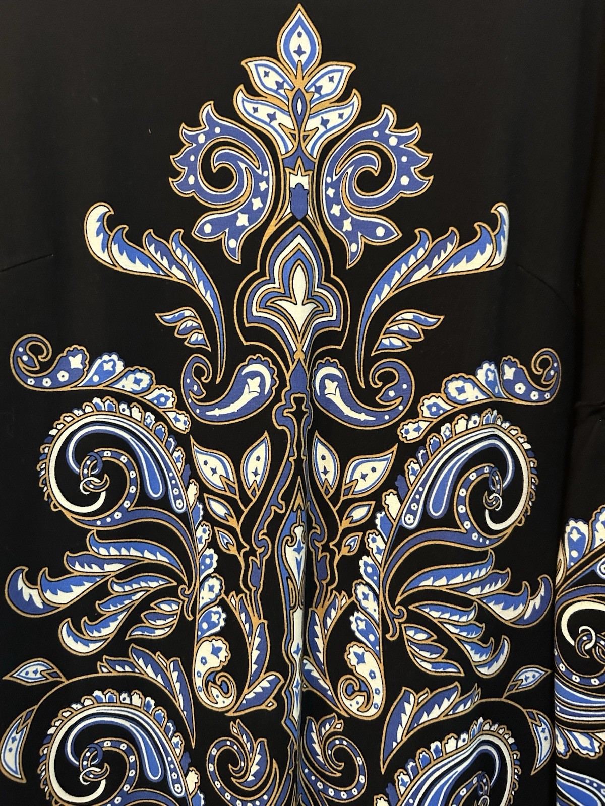 J. Mclaughlin Kinsley Bell Sleeve Black Neo Turkessa Sz M