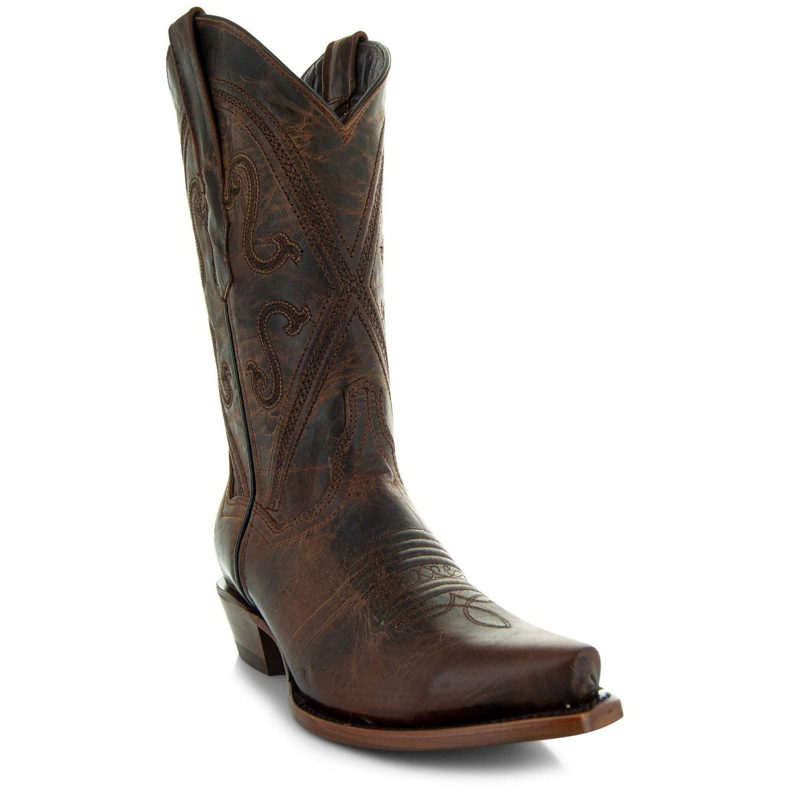 Cheyenne Cowgirl Boots | Women’s Snipped Toe Leather Boots (M50041)