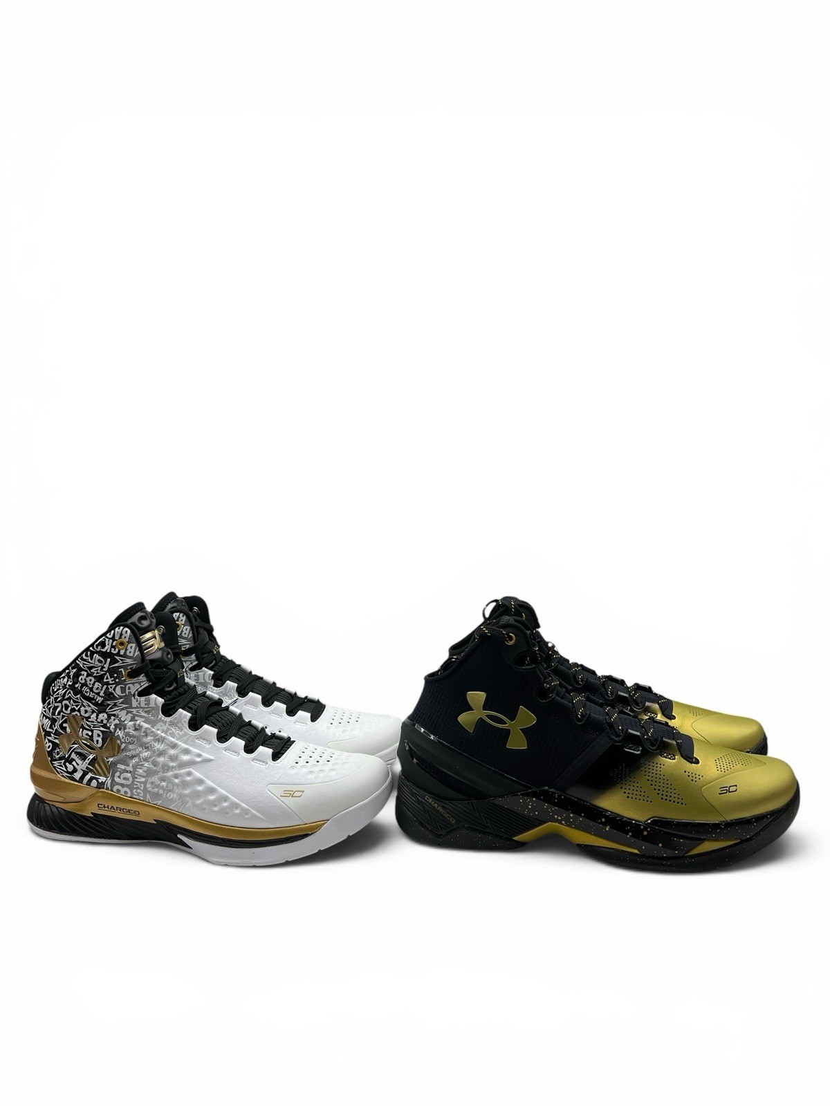 NEW Under Armour Curry Back 2 Back B2B MVP Pack Warriors Championship Sz 9.5