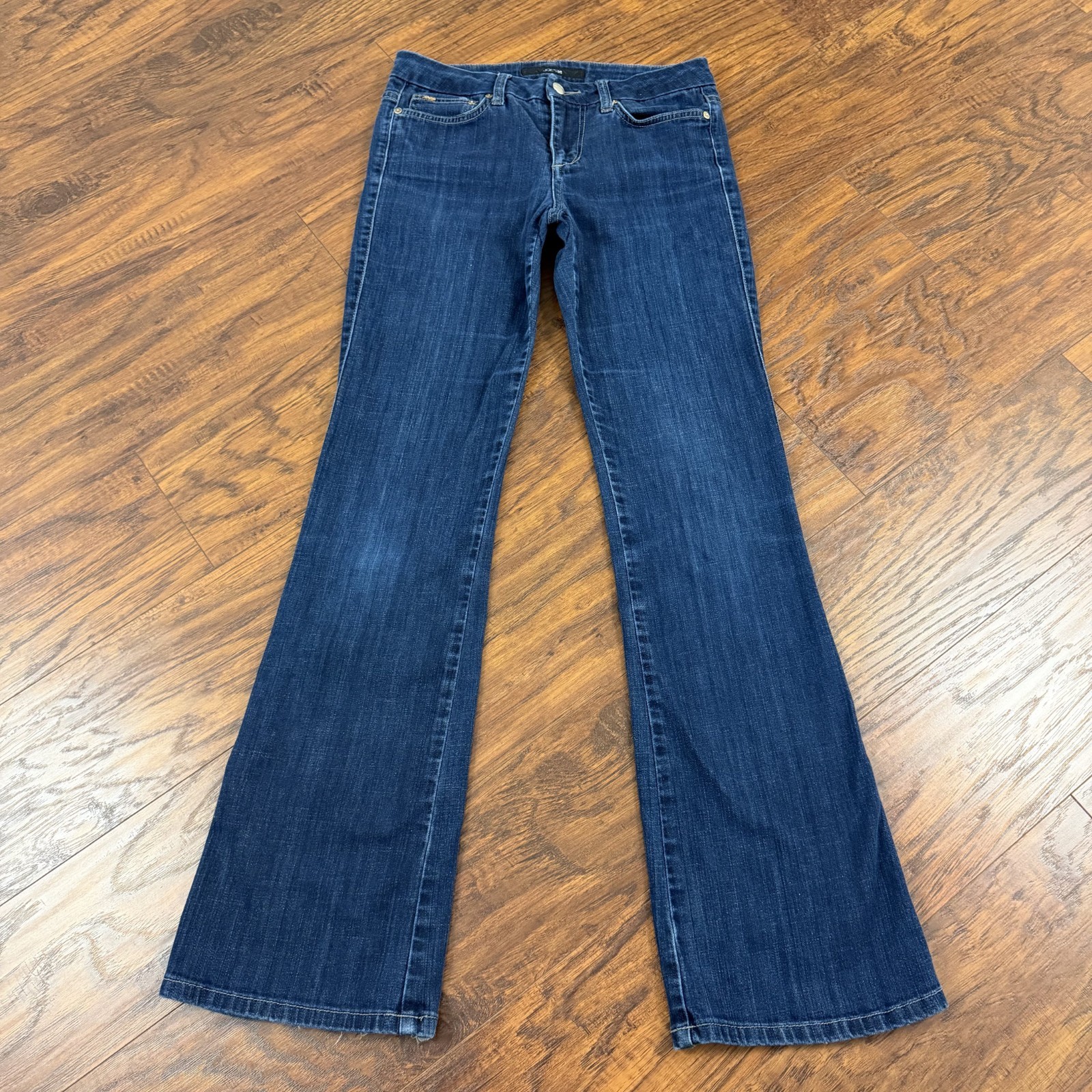 Joes Jeans Women 27 Flared Slim Low Rise Dark Wash Stretch Denim Muse 27×32