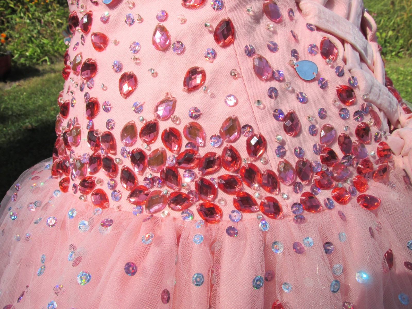 Vtg MORI LEE by Marilyn Gardner Peach Gown Dress Quinceañera Prom SZ 2