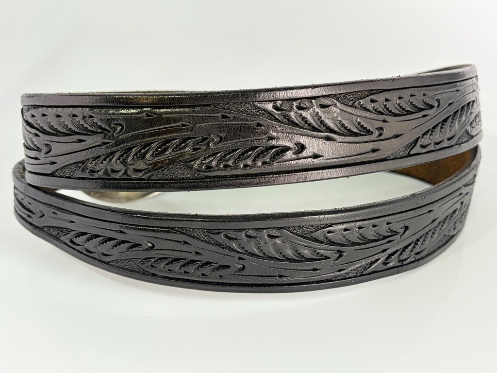 Sterling Silver .925 Celtic Knots 3/4″ Ranger Belt Buckle 36 Tooled Chacon Strap