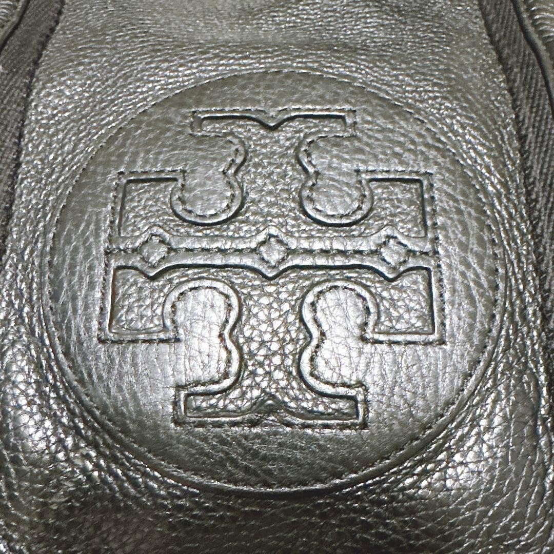 Tory Burch Tote Bag Ella All Leather Black A4 Compatible