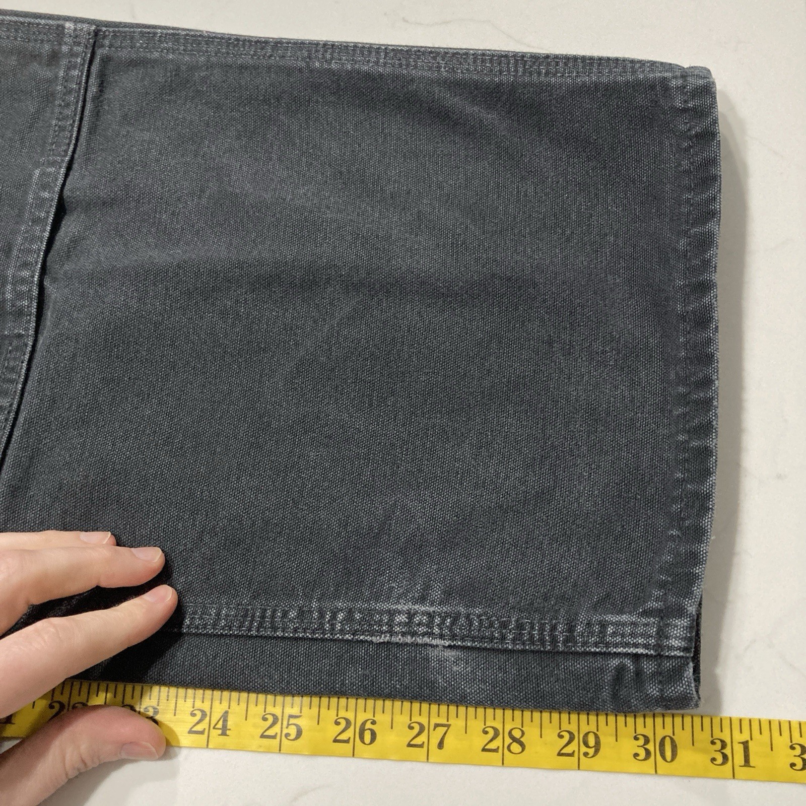 Carhartt B01 BLK Double Knee Work Pants Mens 40×32 (Fits 38×30) Distressed