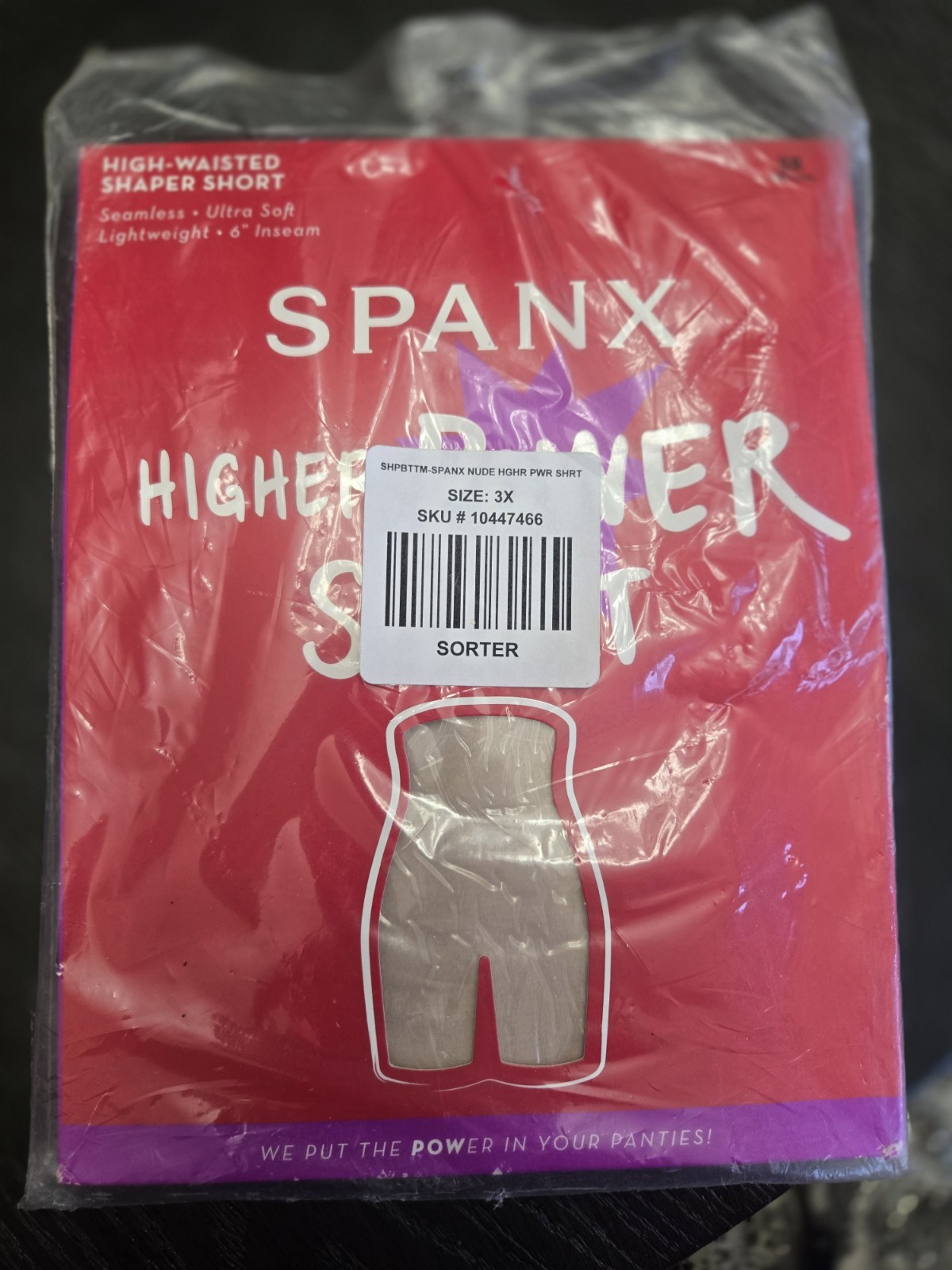 Spanx Higher Power Short – Nude – Size 3X