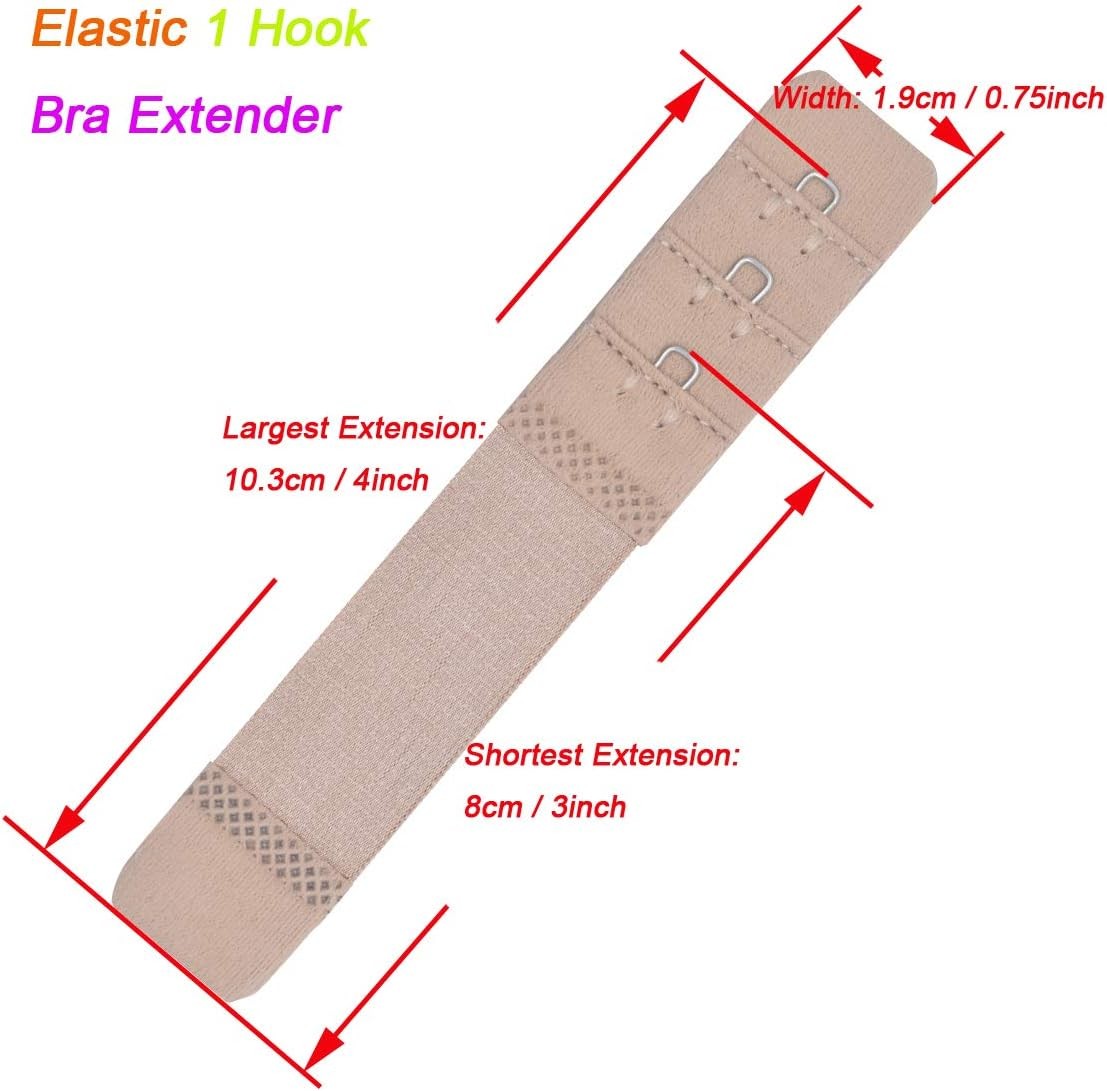 Ladies Bra Extender 1 Hook Single Sexy Extension Made in Ultra Soft…