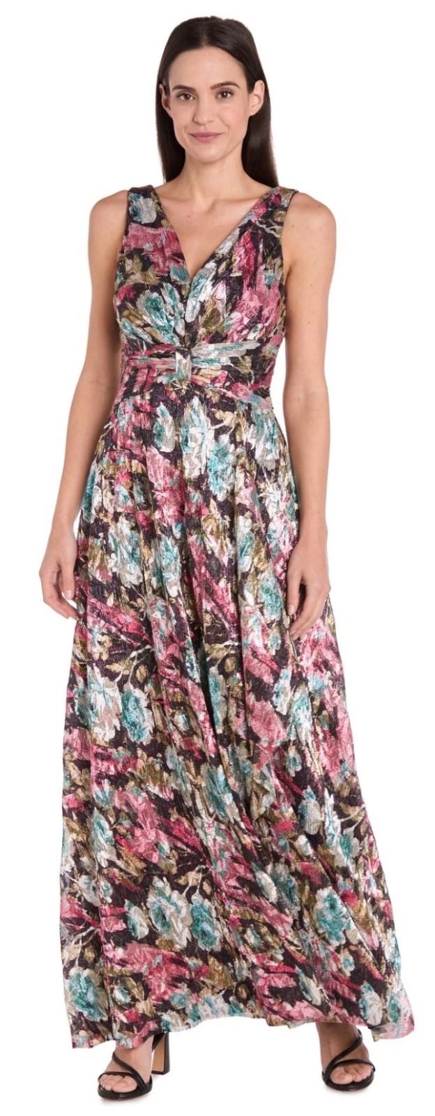 New with Tags. R&M Richards Sleeveless Gown. Size 12. Wedding guest. Gala. Ball.
