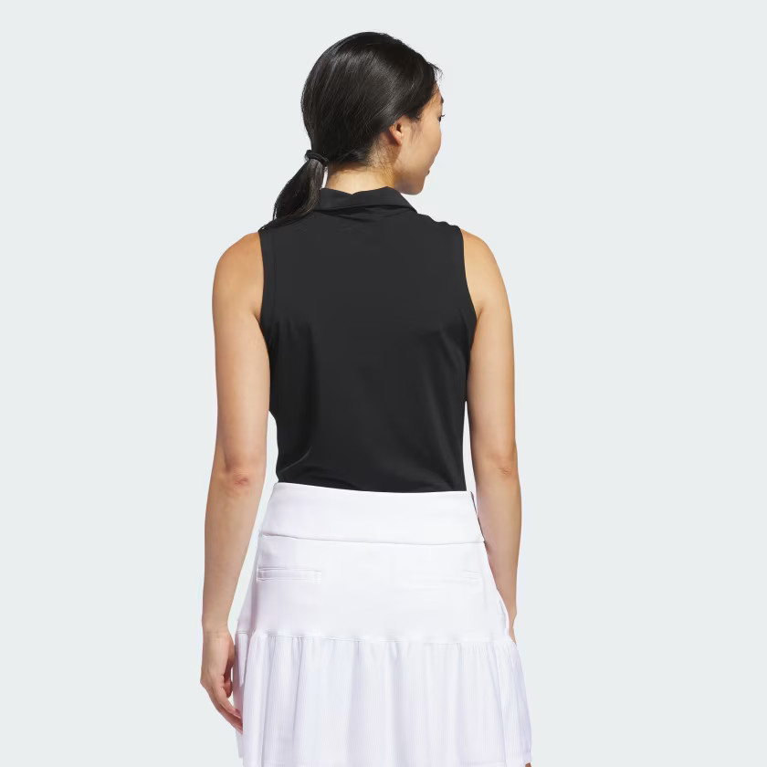 adidas women Ultimate365 Solid Sleeveless Polo Shirt