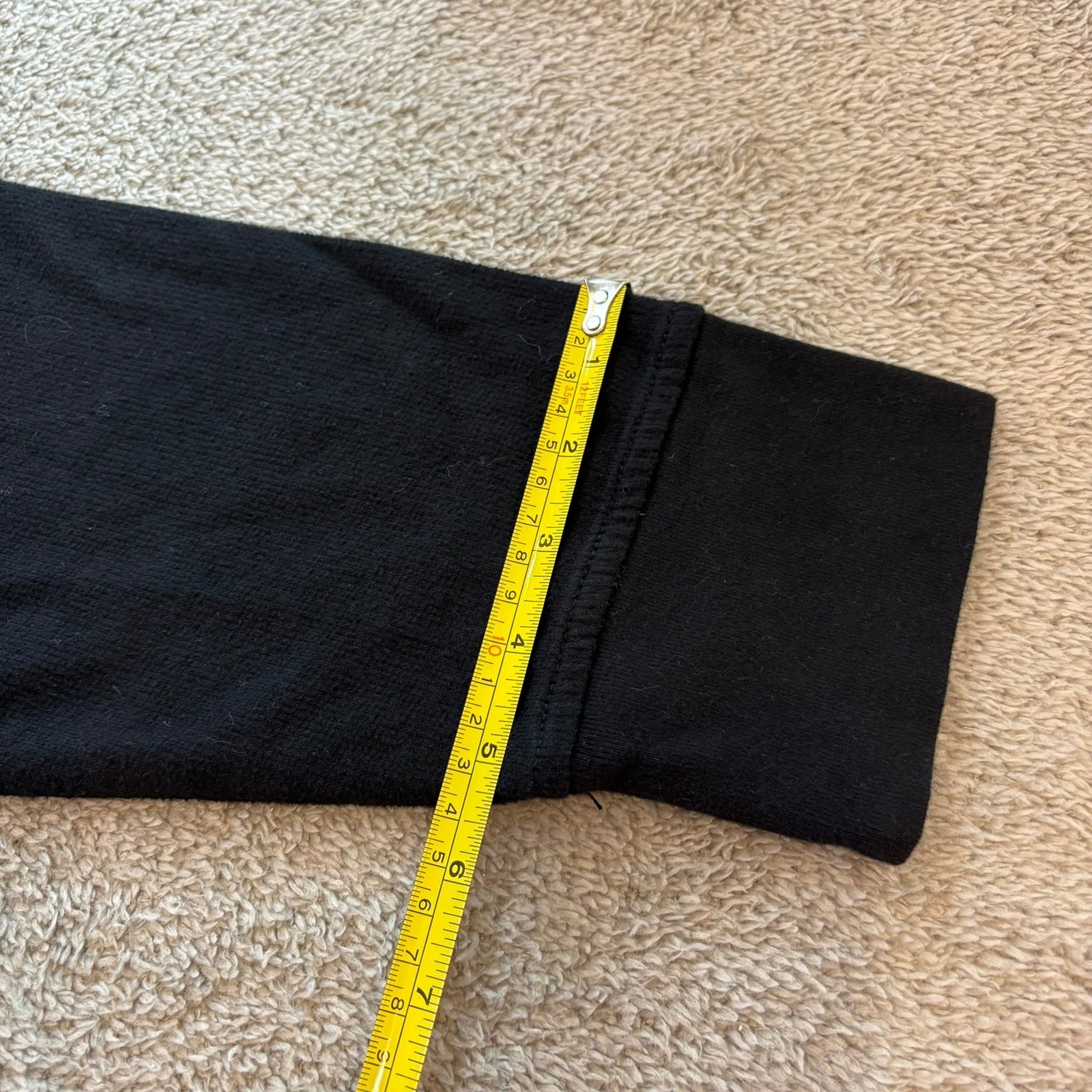 J.Crew Mens Large Outerwear Fleece Quarter Zip Snap Pullover Black Kangaroo NWT