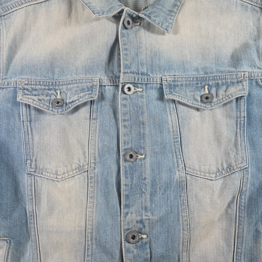 Scotch & Soda Denim Jacket Womens XL Stone Washed Blue