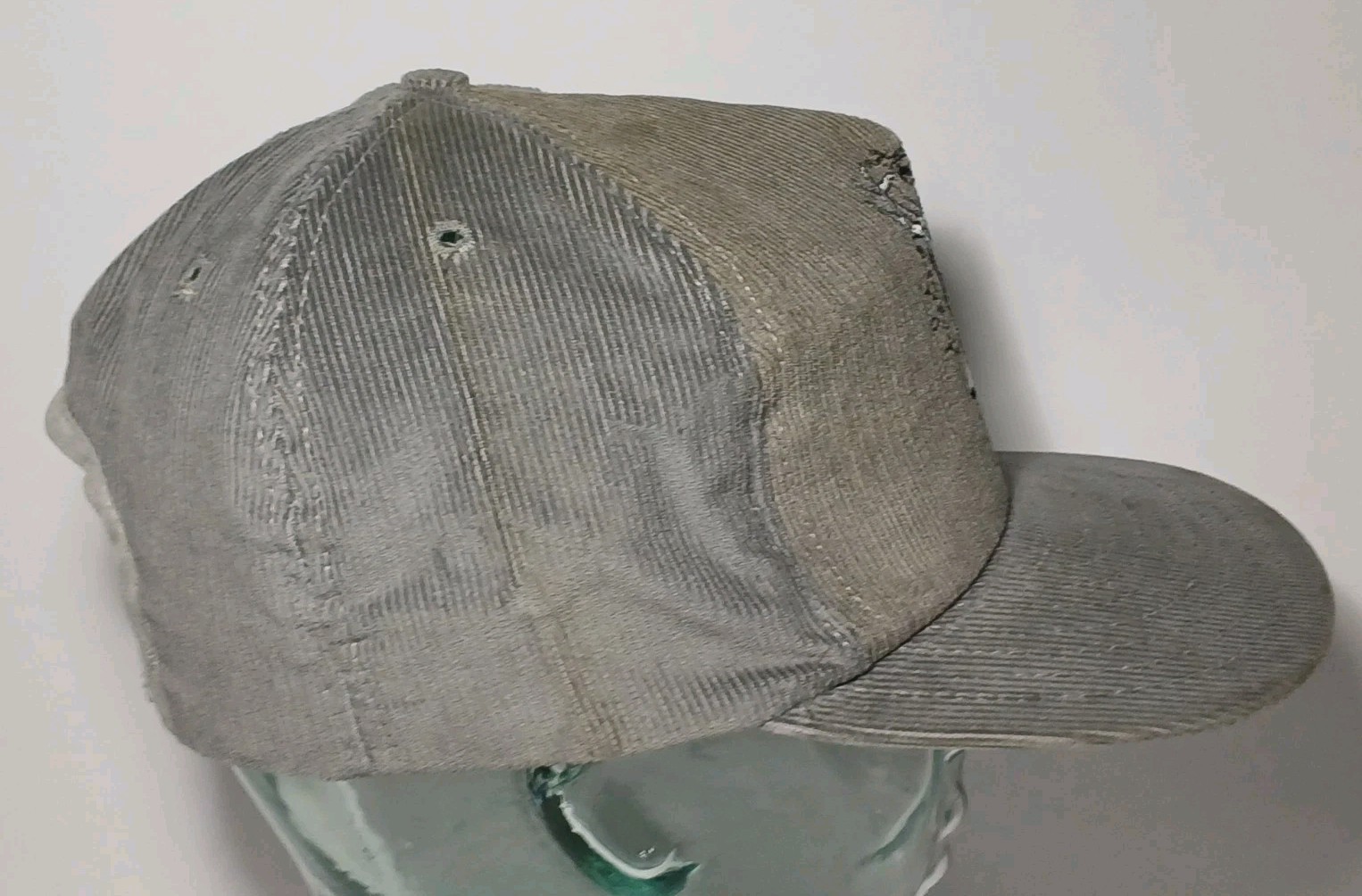 1980s Vintage John Deere Trucker Hat Corduroy Hat Cap Louisville Mfg Co Made USA