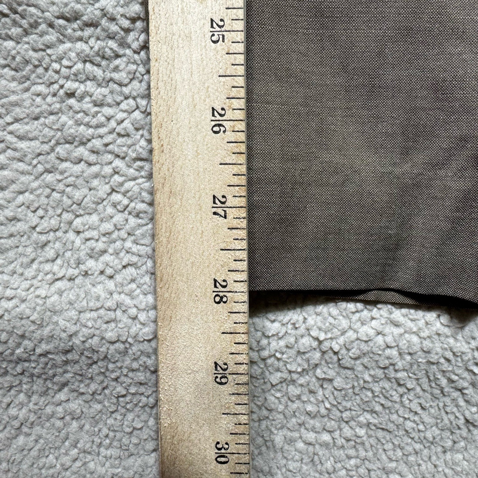 J Crew Pants Womens 6 Brown Dress Slacks Side Zip 100% Wool Mid Rise Lined 28×28