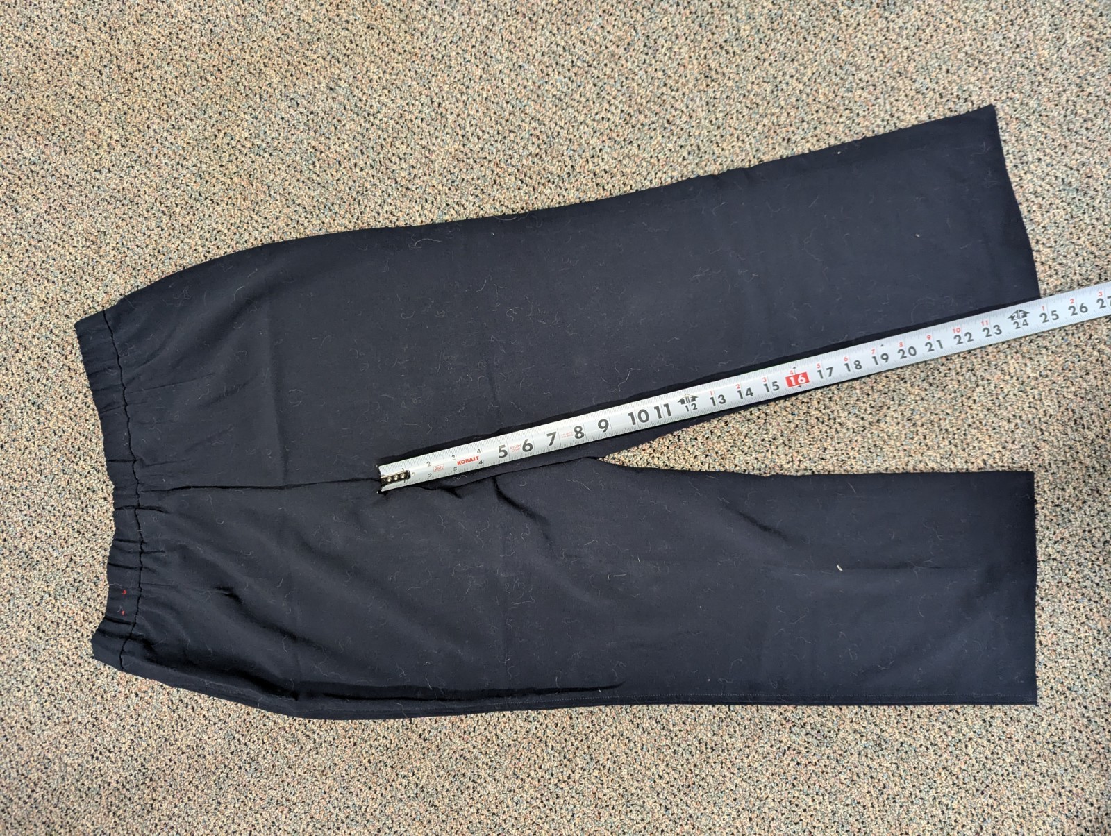 KIM ROGERS Petite Black Pull On Stretch Pants Comfort Career Women’s Size 8P