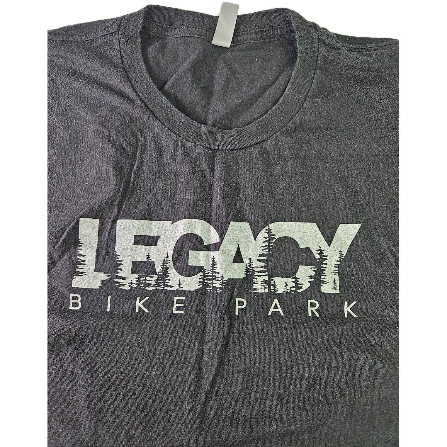Next Level Legacy Bike Park T Shirt Men L 46″ Black Lakeside MT Bike Park