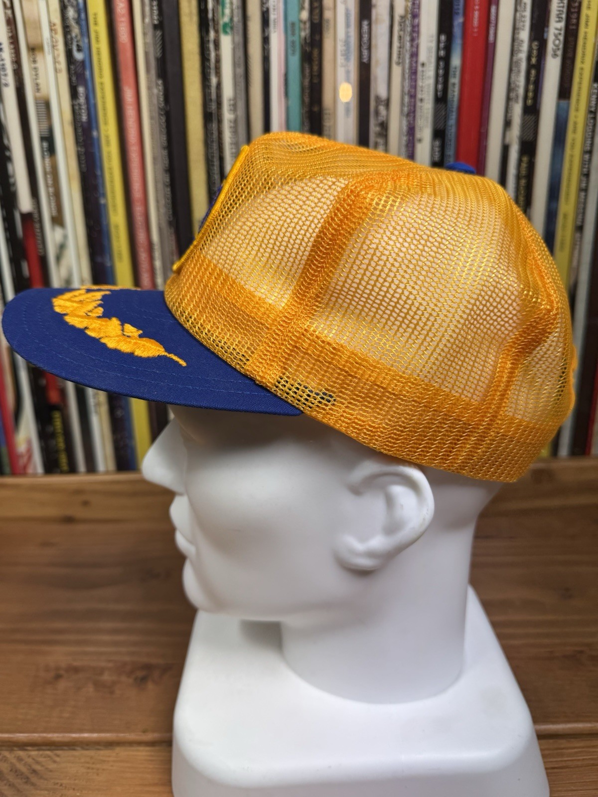 Deadstock 80’s Vintage Napa Patch Hat All-Mesh Snapback Louisville Mfg Co MINT!