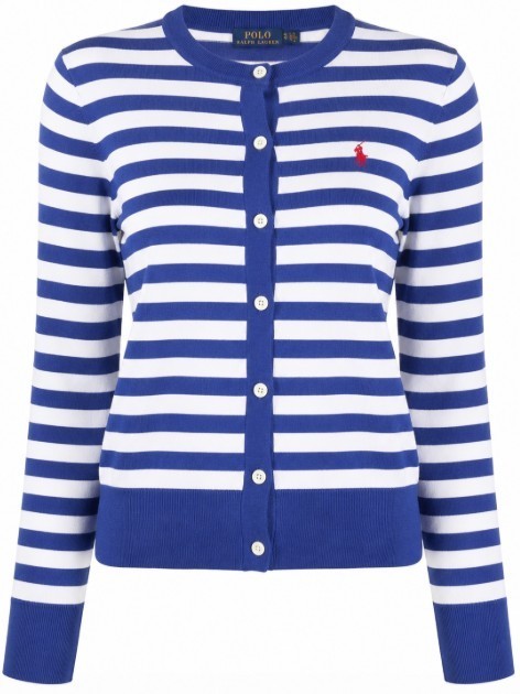 polo ralph lauren women striped cardigan XS