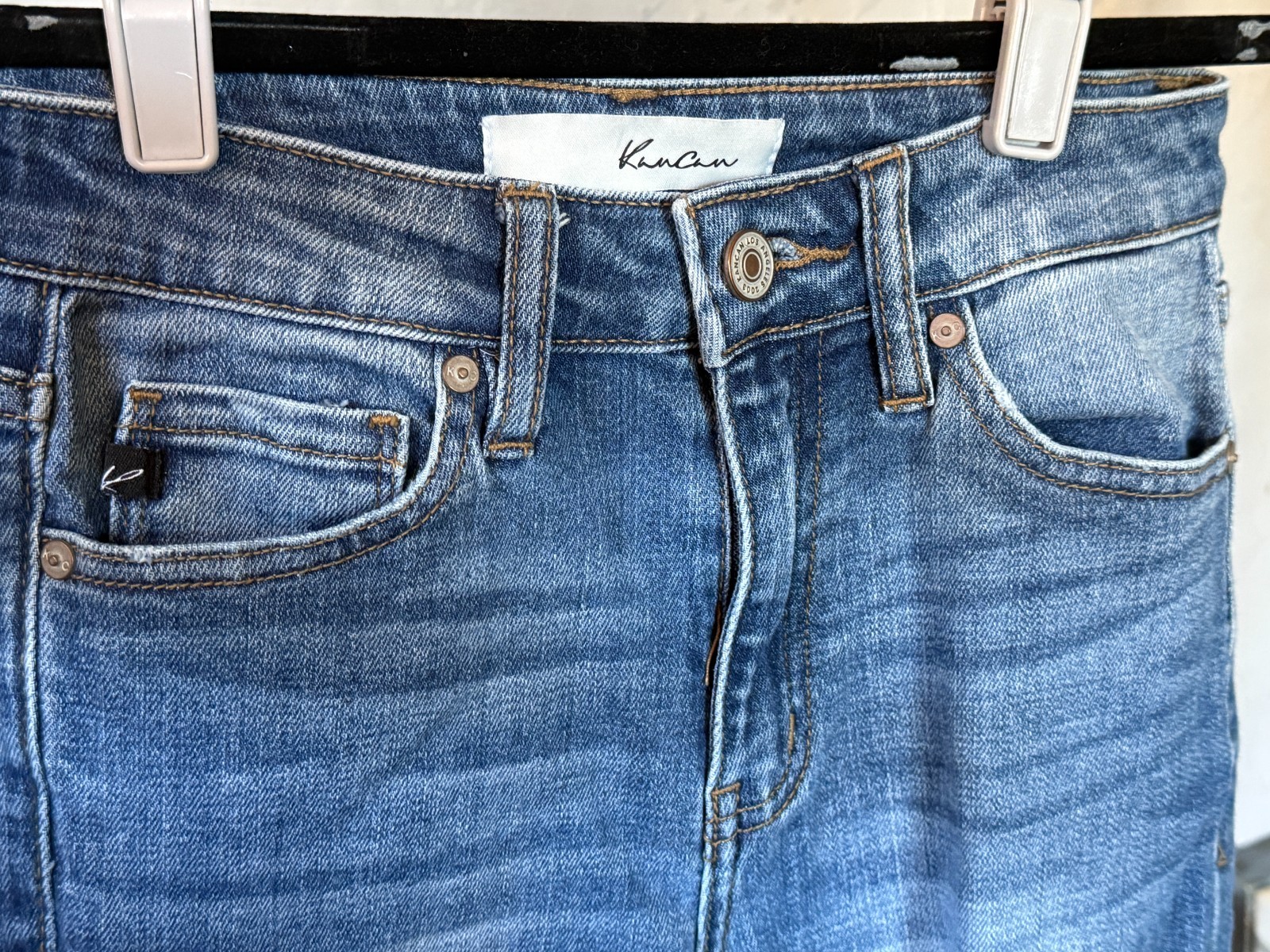 KanCan Jeans sz 0/23 women’s/juniors light blue distressed jeans