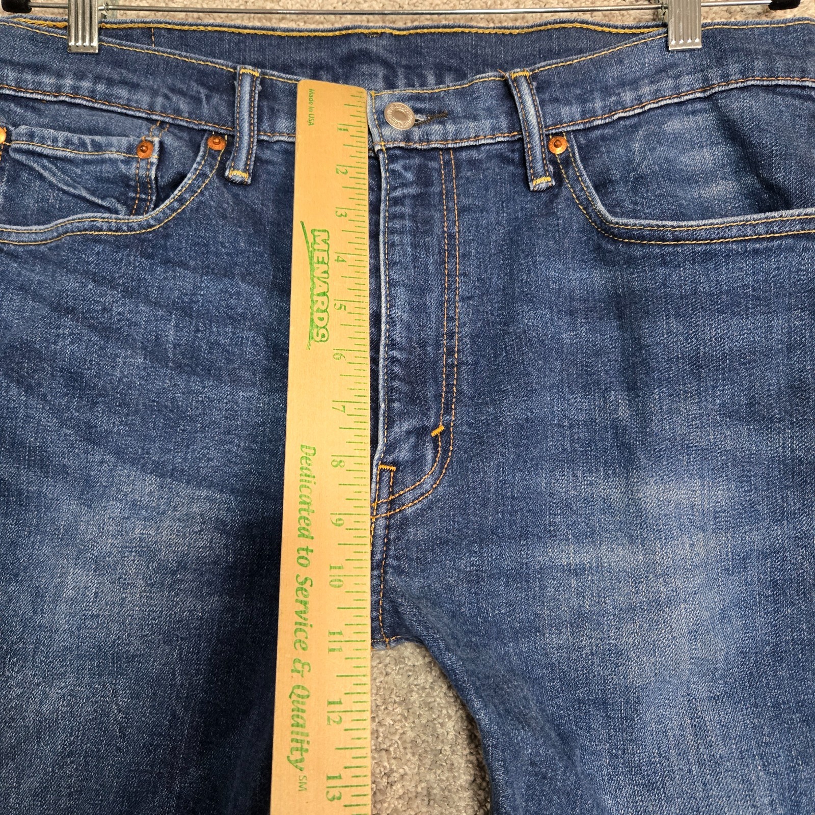 Levi’s 502 Jeans Men’s 36×32 (fit 36×30) Blue stretch Taper