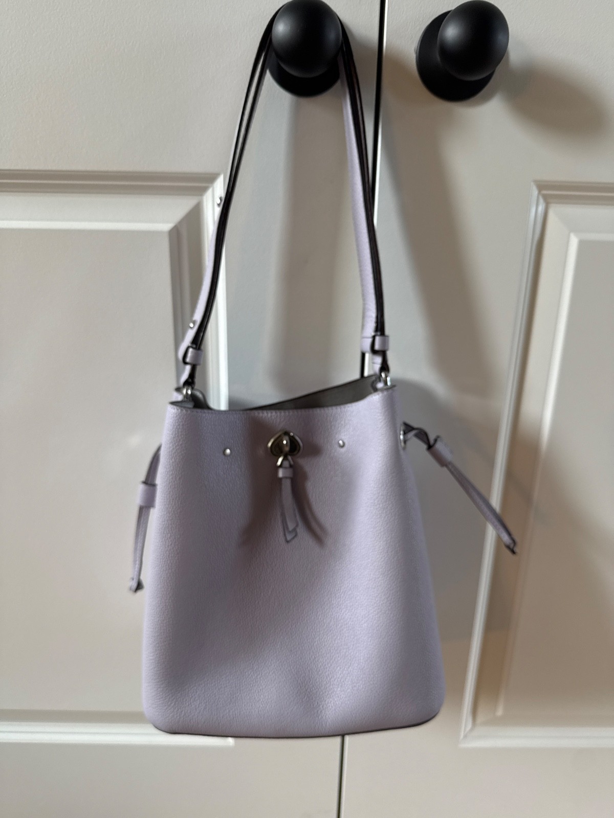 Kate Spade Marti Women’s Shoulder Large Bucket Handbag Lavender -Pre-Owned