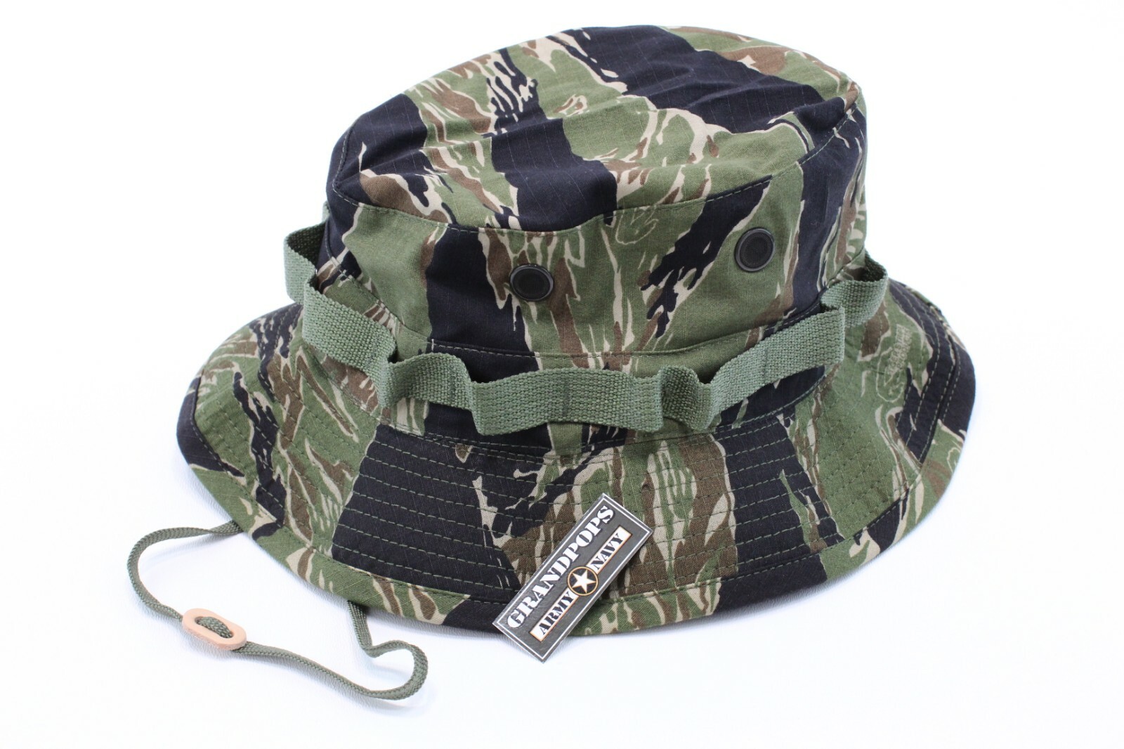 Vietnam Tiger Stripe Rip Stop Jungle Hat Made In USA