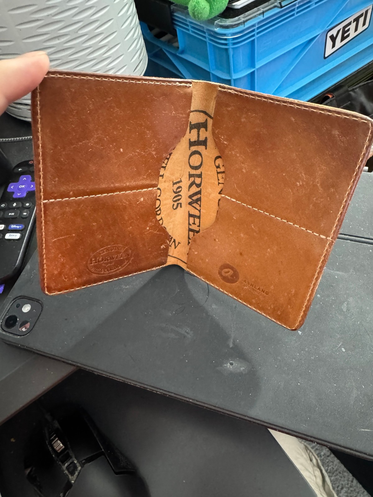 Ashland Leather Fat Herbie Shell Cordovan Wallet