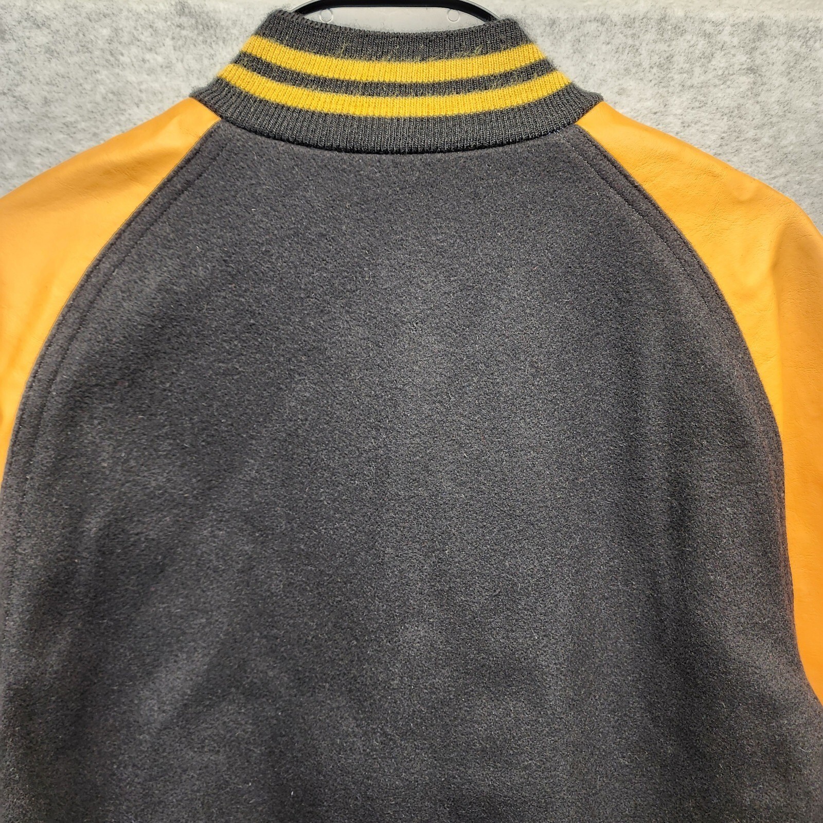 Matts Jackets Letterman Varsity Jacket Wool Body Naugalite Sleeves Vintage USA