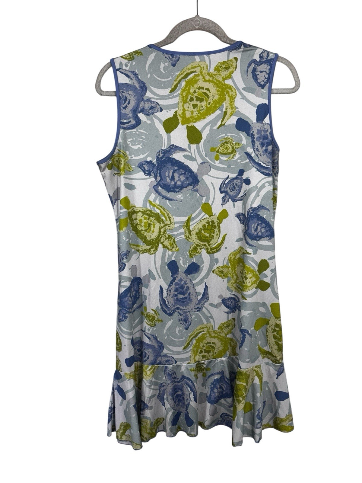 Ana Clare Flounce Active Dress Womens M Turtle Sleeveless Golf Tennis Athleisure