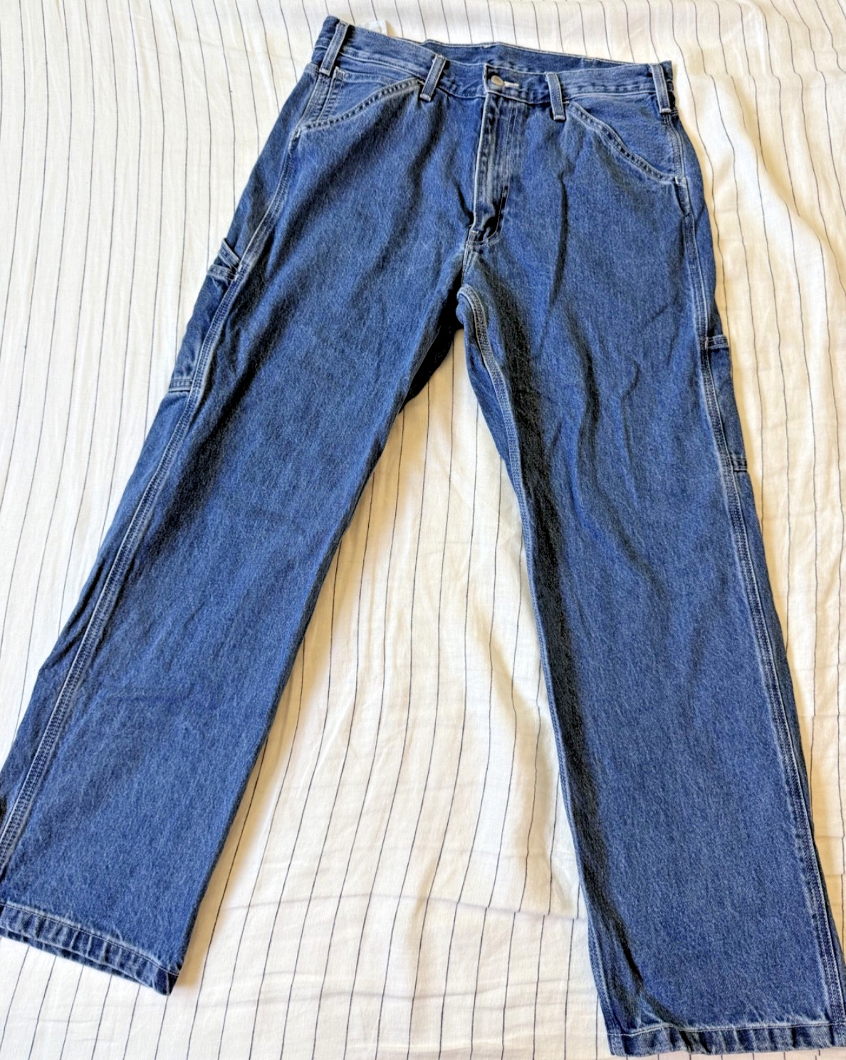 Levis Carpenter Jeans – Stone Washed Mens 33/32