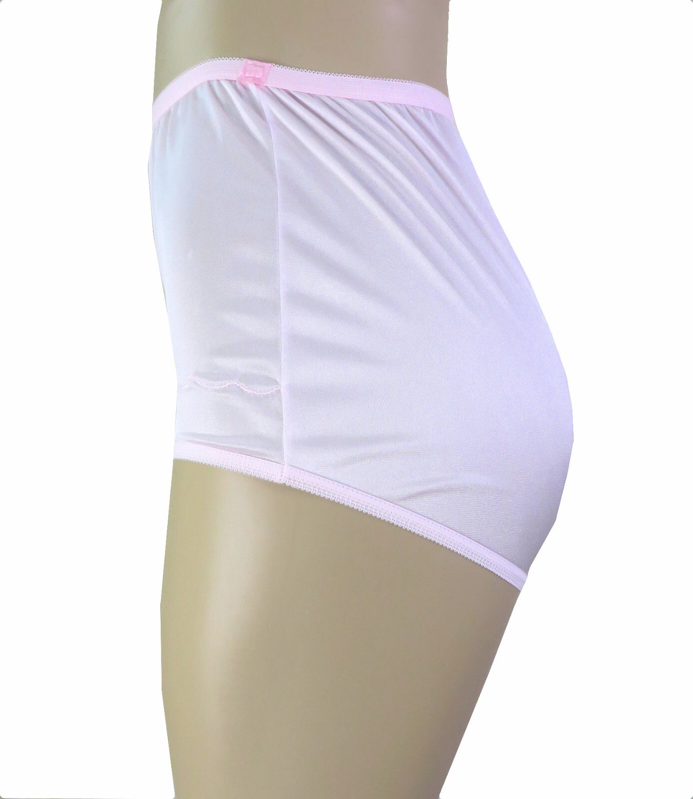 Dixie Belle Underwear Women’s Full Brief Coverage Granny Panty Blue White Pink