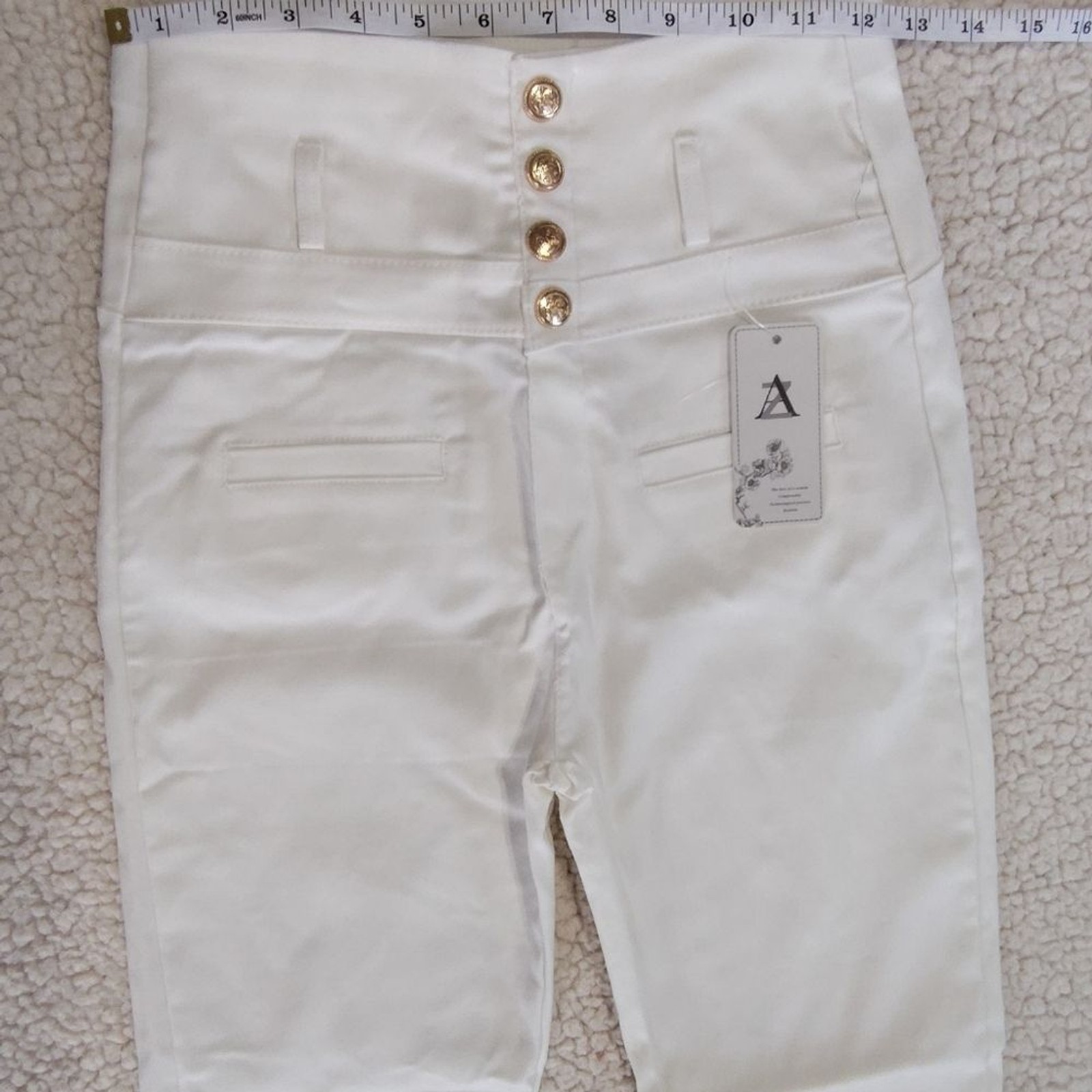 White Skinny High Waisted Jeans,
