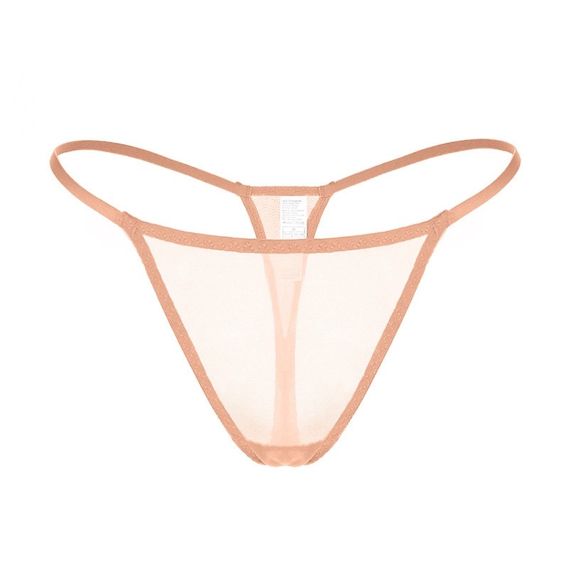 Women’s Faceless Underwear 3 Pack Panties Bikini Lightweight Mesh Thong