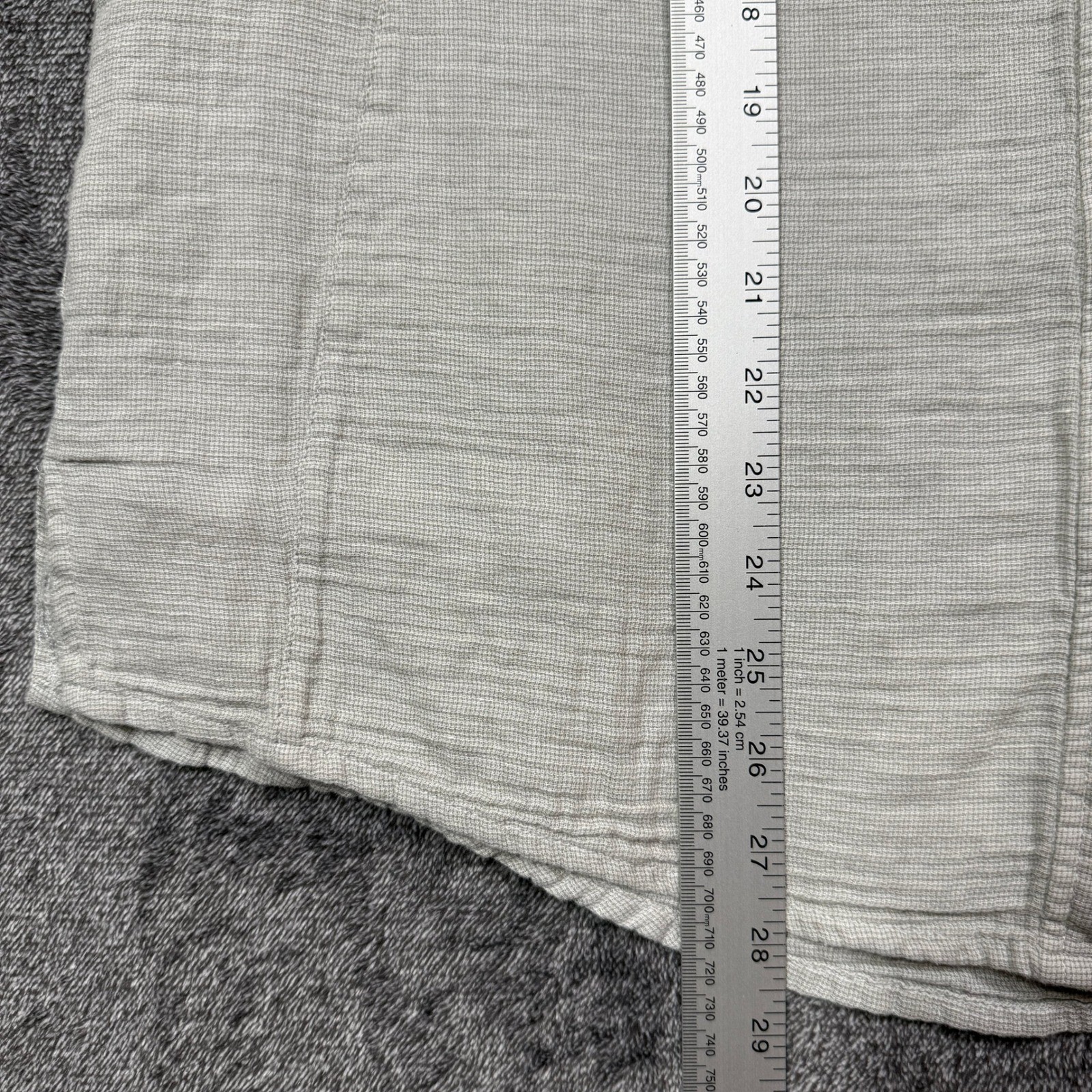 Nau Vest Organic Cotton Hemp Size L Beige Sleeveless Button Front Top
