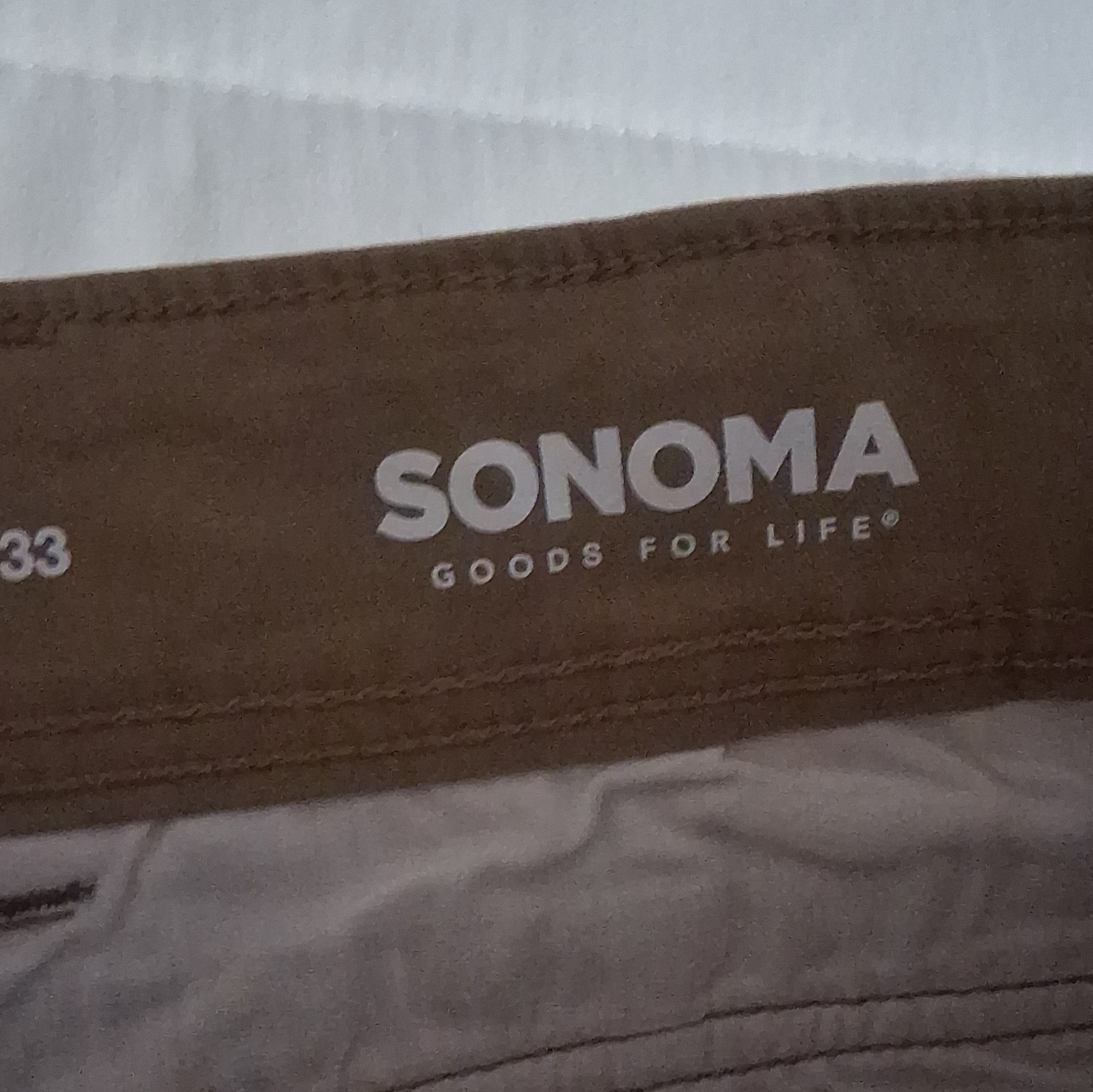 Sonoma Goods For Life Everyday Cargo Shorts Beige Stretch Cargo Pockets 10″