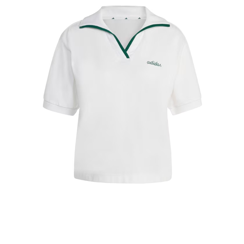 adidas women Seasonal Essentials Colorpop Polo with Embroidered Graphic
