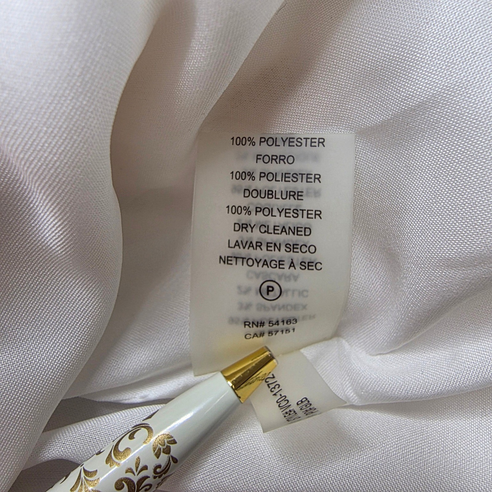 NWT Vince Camuto Sheath Dress Womens 8 White Coral Gold Metallic Striped Preppy