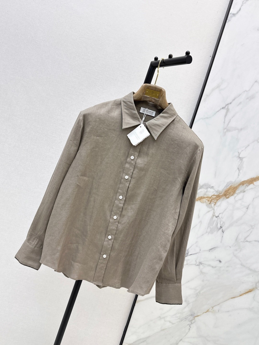 Brunello Cucinelli Loose-fitting Minimalist Women’s Casual Suit withElasticWaist