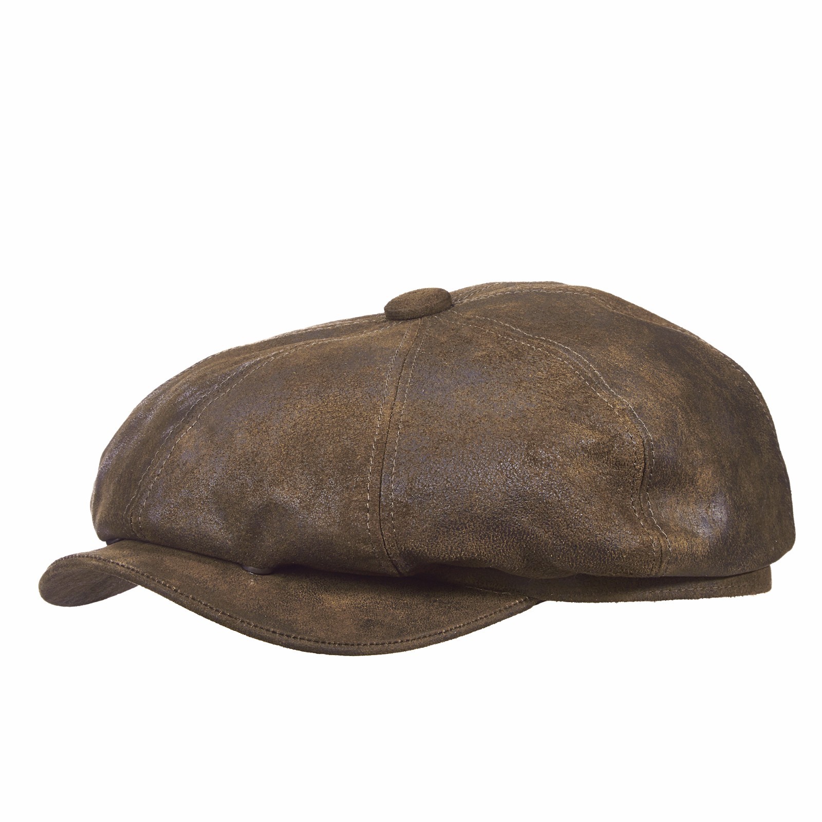 Stetson 150th Anniversary Leather 8/4 Cap – 2 Color Choices -199