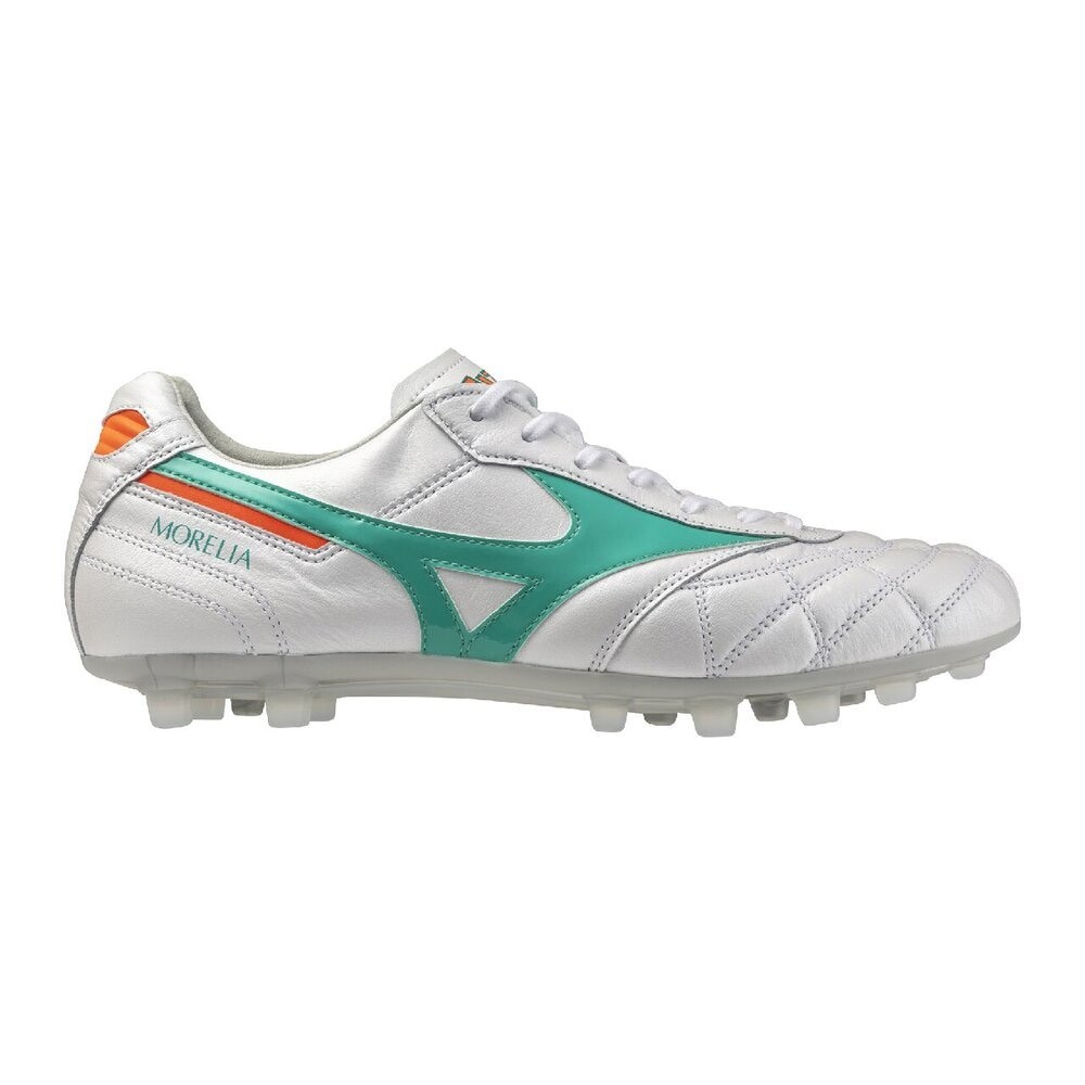 MIZUNO Morelia II JAPAN AG P1GA2603 35 Super White Pearl Green 2E Soccer Cleats