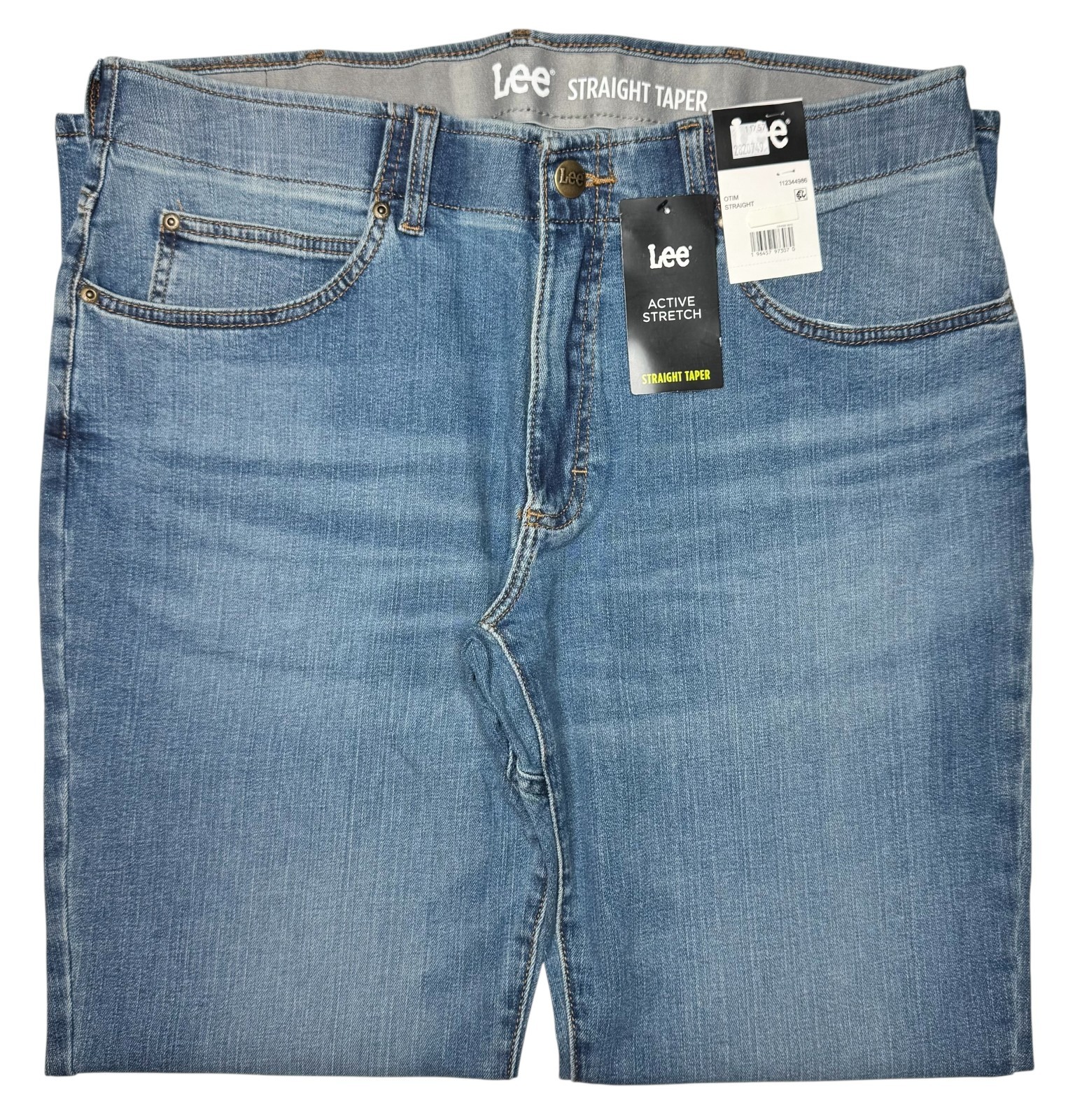Lee #11757 NEW Men’s Motion Flex Waistband Active Stretch Straight Taper Jeans