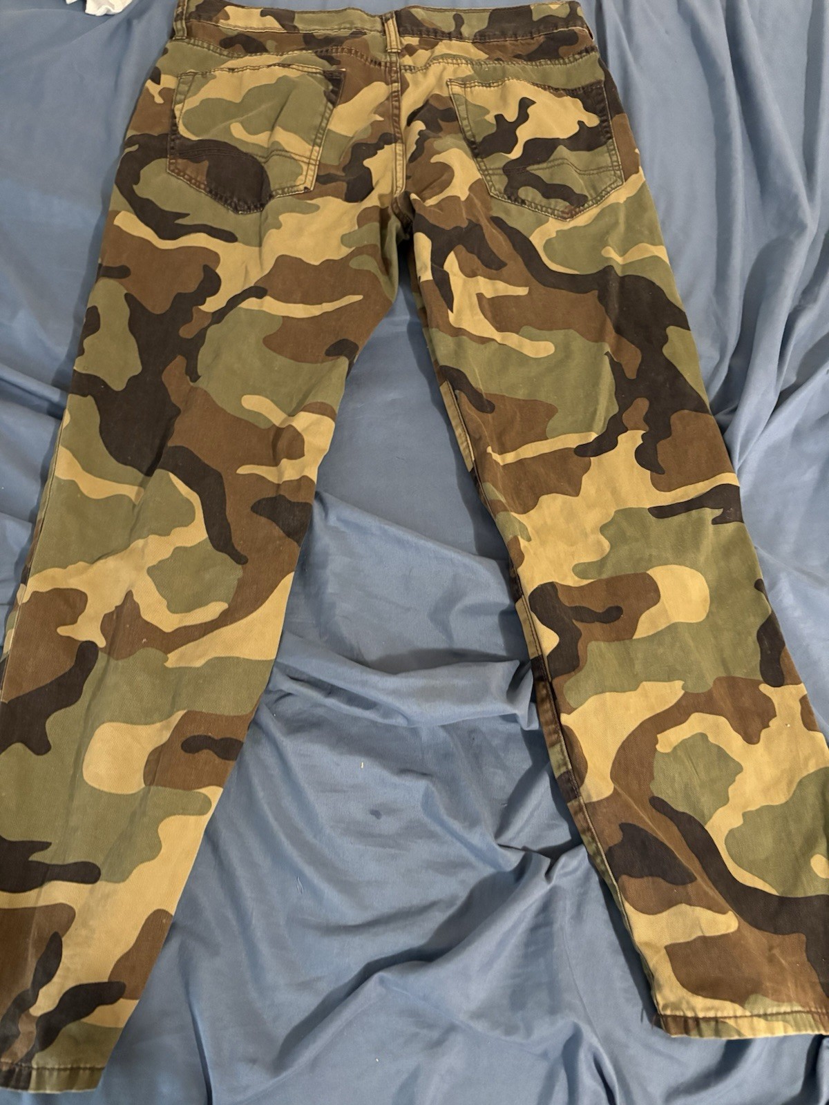 Arizona Jean Co. Men’s Camouflage Straight Fit Denim Jeans Mid Rise Size 36