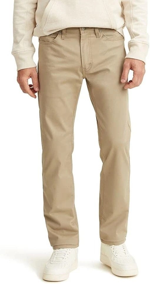 NEW Levis 514 Men’s W30 L30 Straight Stretch Khaki Pants Beige Cotton G1652