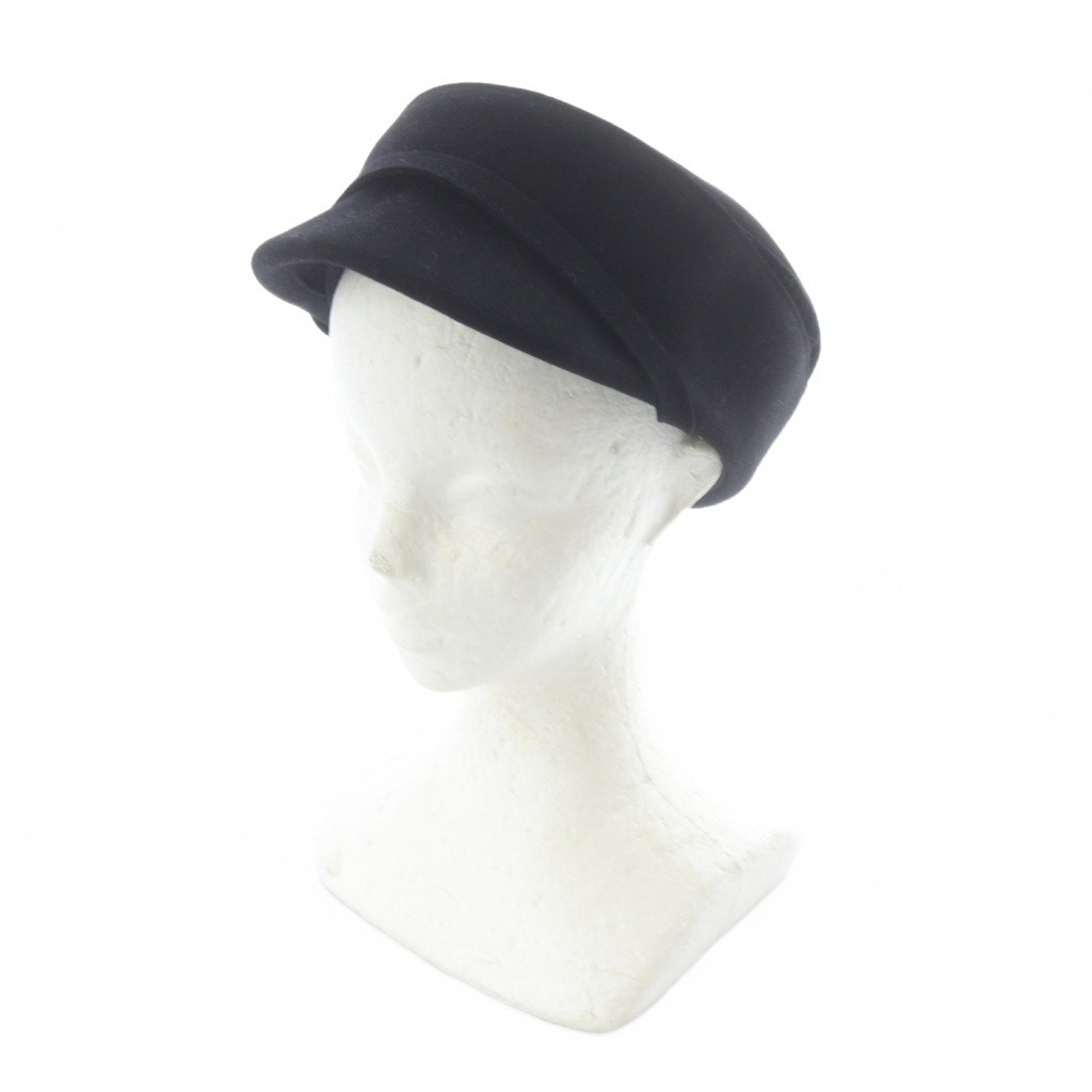 Masakazu Furusawa Rabbit Wool Hat Black Men’s 56cm (22in) AB Condition