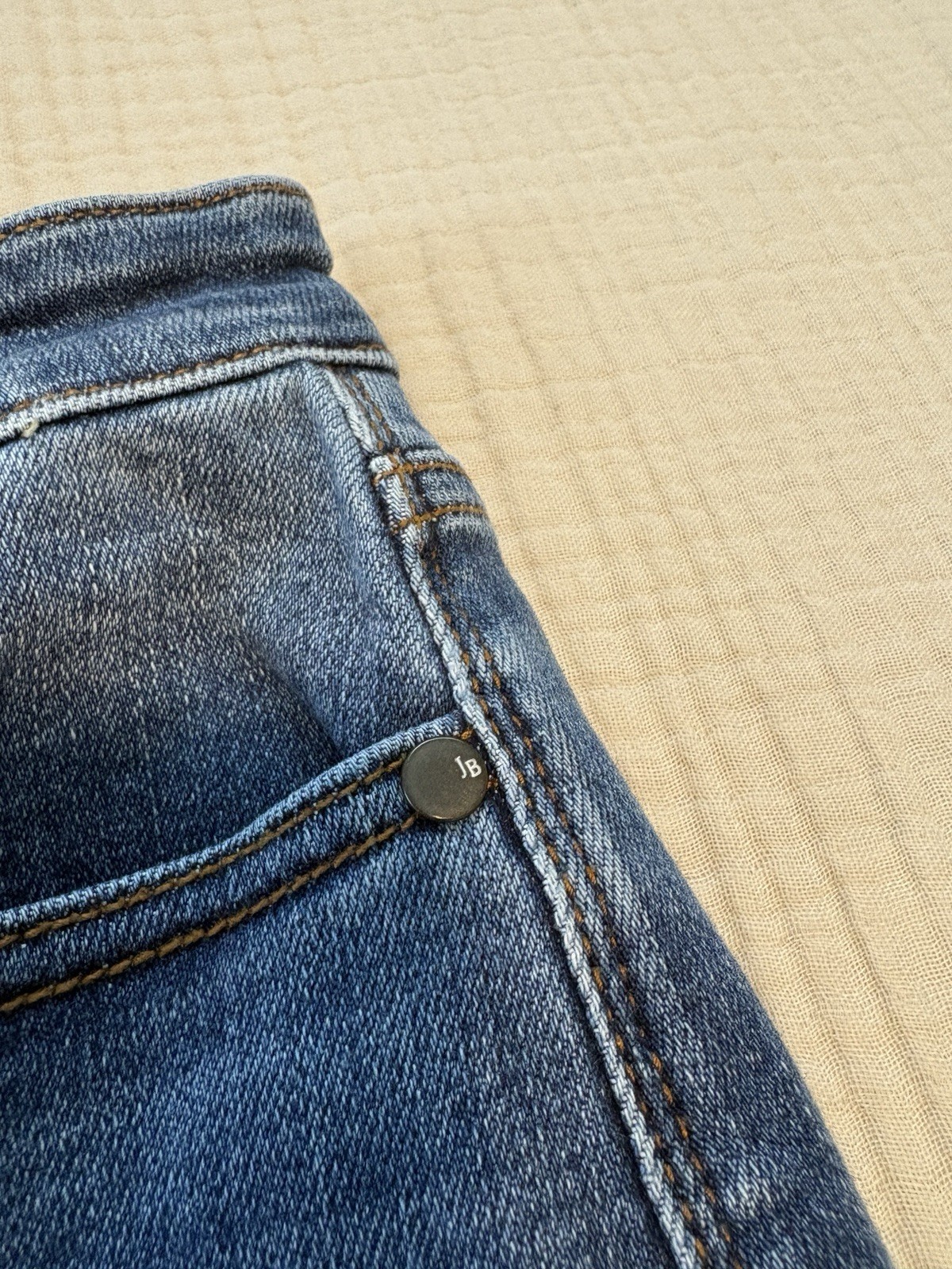 Judy Blue Boyfriend Fit Jeans Size 13/31 Blue Denim High Rise Western Zipper Fly
